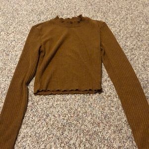turtleneck crop top